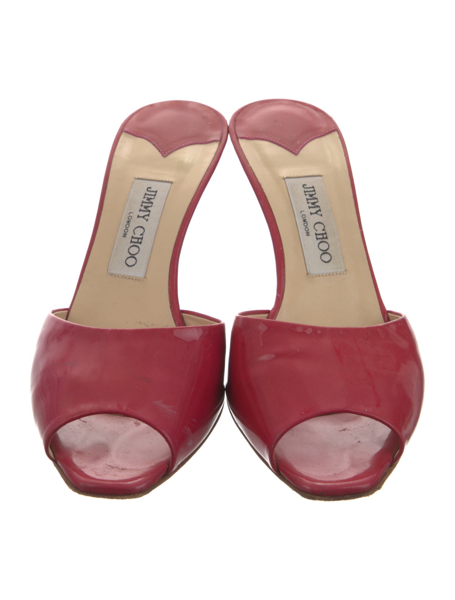 Jimmy Choo Patent Leather Slides